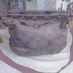 Genuine COACH   Vintage  SOHO 2012   RARE Lilac and Gray SO pretty!